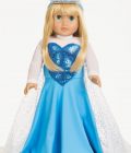 Fantasia lycra Elsa para boneca