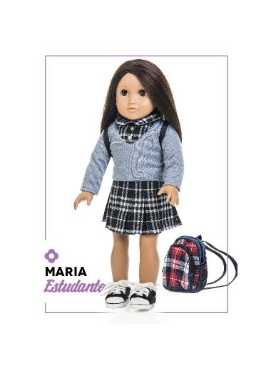 Boneca Maria Estudante ed. especial